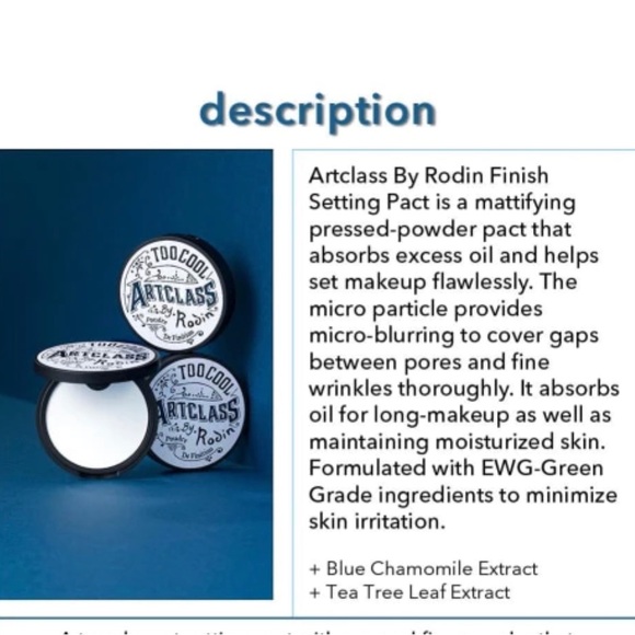 Artclass - Too cool for school perfection finishing micro blurring powder NEW - Picture 5 of 11